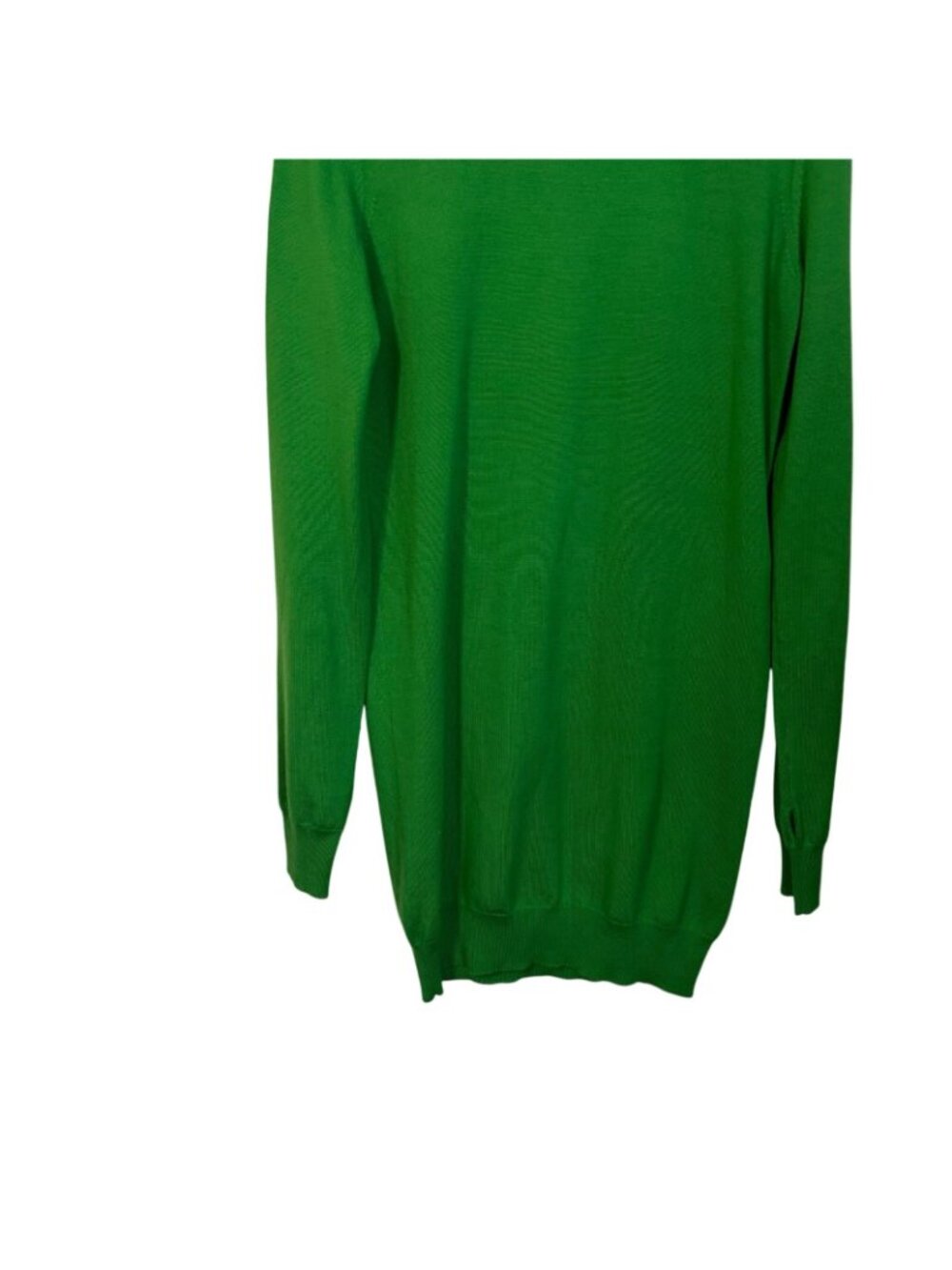 Stella McCartney Green Wool Long Sleeve Turtleneck Sweater Dress Size 8 Dress. - Picture 7 of 12